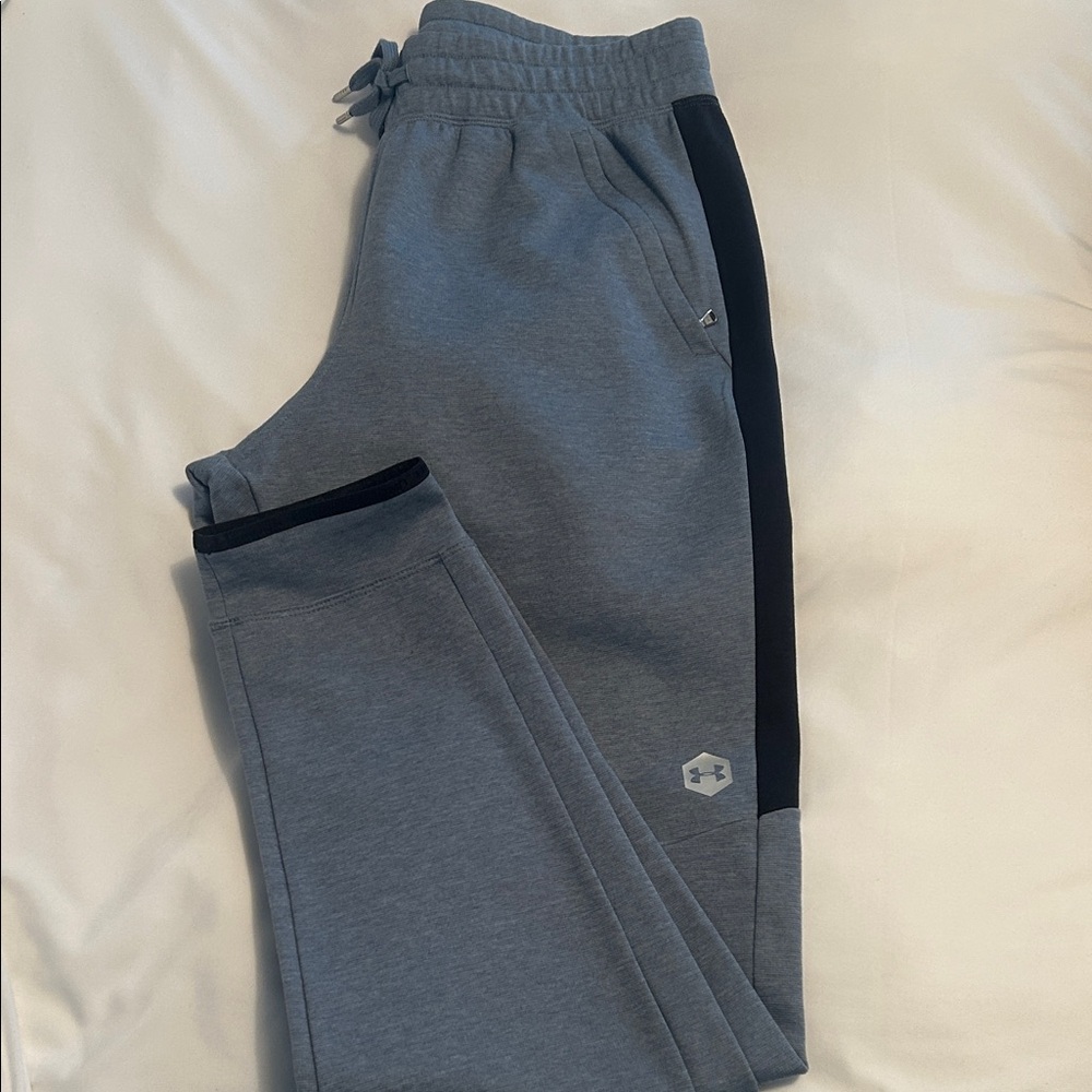 Under Armour Gray and Black Sweatpants